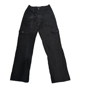 Aeropostale Utility Cargo Pants Women's‎ XS Black Cotton